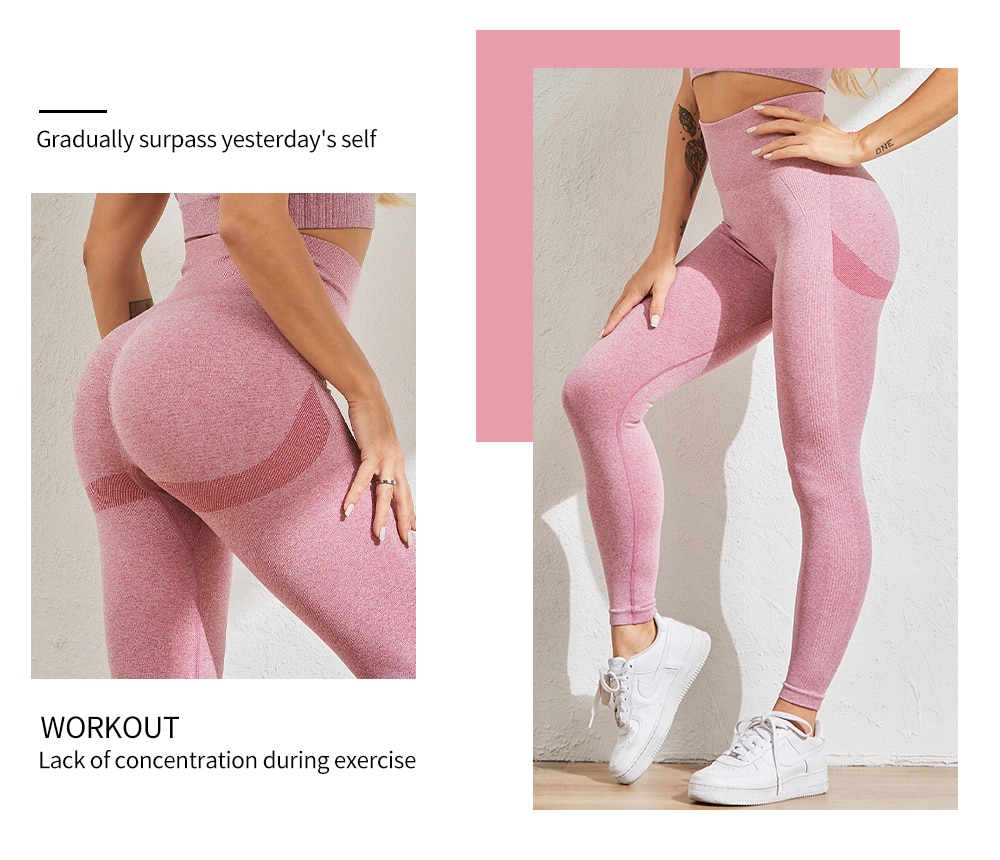 Sexy Women's Push Up Seamless Leggings