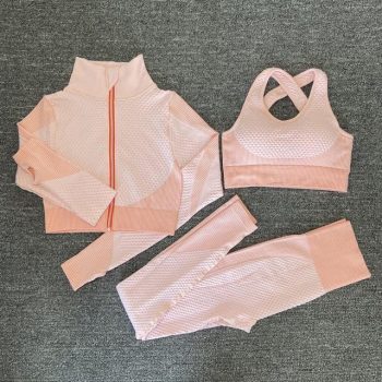 Women Seamless Full Yoga Workout Set