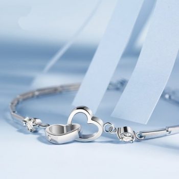 Entwined Heart Bracelet Low In Stock